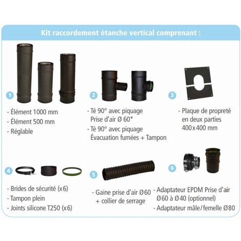 Kopp 211715083 Insulating Socket Black E14 Pack of 2 in Bag