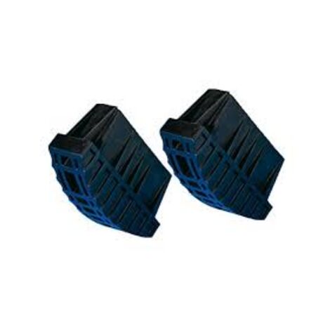 Coppia di scarpette in gomma TUBESCA per piedini per scale da 60 mm - 9007004