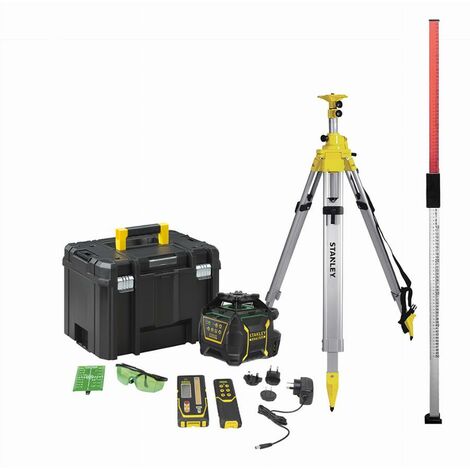 STANLEY RL750LG (Li-Ion) Verde Livella rotante Confezione d'investimento - FMHT77223-1