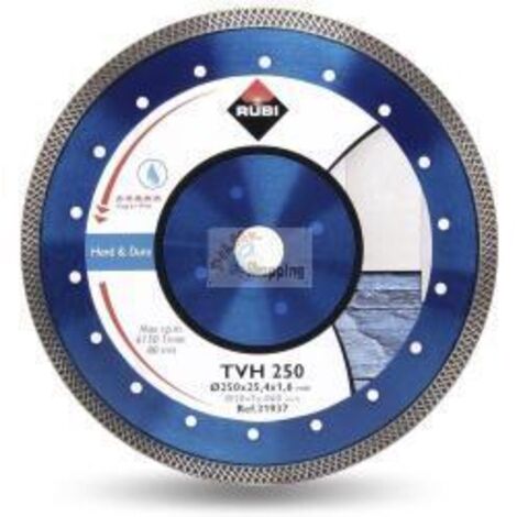 Disco diamantato TVH 250 Superpro RUBI Ø 250 mm per materiali duri - 31937
