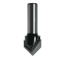 Punta per scanalatura a V 90° HM - Diam. 14 mm - L.U. 13 mm - Q. 8 mm - LEMAN - 4298.714.00