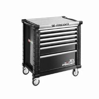 JETM4 Mobile nero a 6 cassetti con cassetto energizzato - FACOM - JET.6NM4APOWERPF