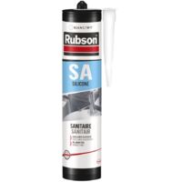 RUBSON Mastice siliconico acetico sanitario - 300ml - bianco - 165170