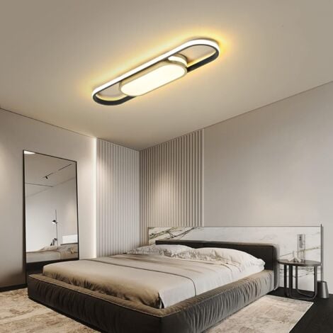 Ganeed  LED Deckenleuchte Moderne Deckenlampe Dimmbare Deckenleuchte Wohnzimmer Deckenleuchten für Wohnzimmer Küche Esszimmer Schlafzimmer (40W) 70cm