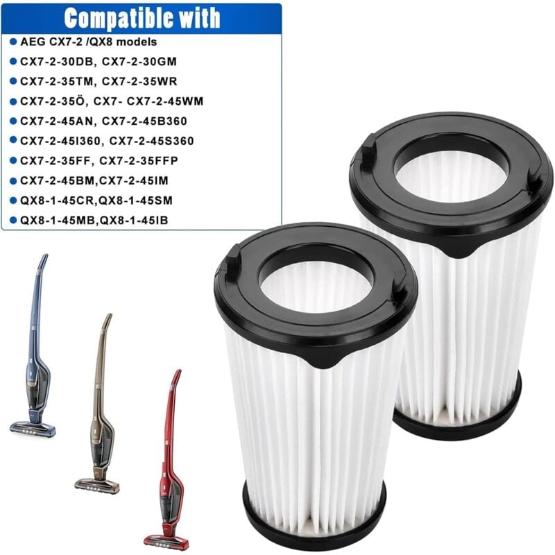Lot De 8 Filtres Pour AEG CX7 CX7-2 Modèles CX7 Animal QX8 Numéro D'article AEF150 Filtre De Rechange Aeg CX7 Aspirateur