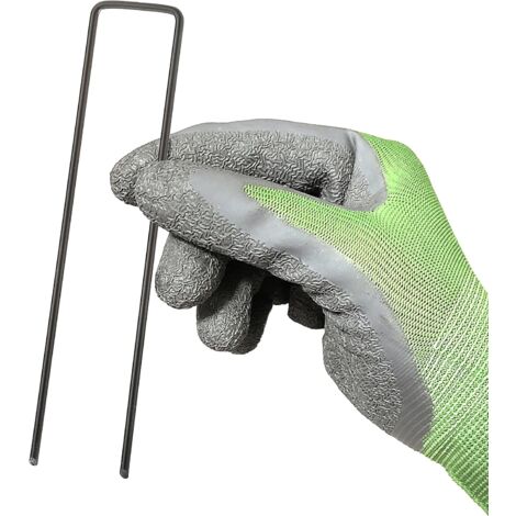 100 Stück Landschafts-Stoffnadeln, 20 Cm, Verzinkt, Zur Befestigung Von Unkrautvlies & Planen