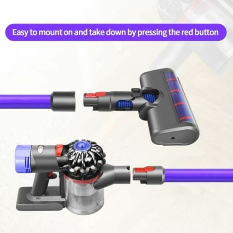 Ersatzteile Verlängerungsrohr für Dyson V7 V8 V10 V11 Staubsauger, Saugrohr Länge 72cm, Rohr Ersatz für 969109 (Violett)