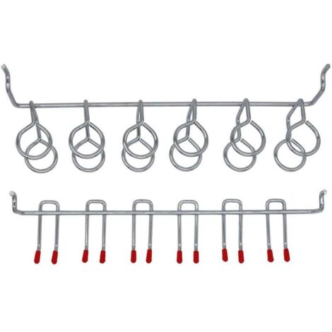 CIOUYAOS 6 Sets Lochwand Zubehör Pegboard Box Cup mit Haken und 10pcs Ringe, Stecktafel Werkzeugregal Tools Organizer Storage für Garage Werkbank Hobby Craft Room Home Büro Küche Zubehör CIOUYAOS 6 Sets Lochwand Zubehör Pegboard Box Cup mit Haken und 10pcs Ringe, Stecktafel Werkzeugregal Tools Organizer Storage für Garage Werkbank Hobby Craft Room Home Büro Küche Zubehör
