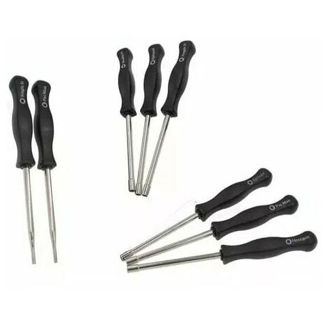 Vergaser-Einstellwerkzeug-Set Mit Tasche – 10-teilig, Für Motorsägen, Rasenmäher & Kleingeräte