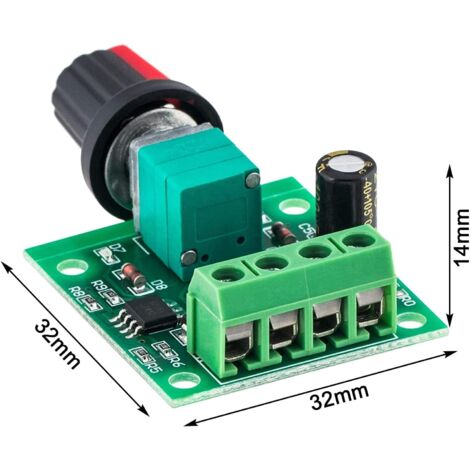 RUNCCI-YUN 2pcs 1.8V 3V 5V 6V 12V 2A PWM Motor-Drehzahlsteller,DC RUNCCI-YUN 2pcs 1.8V 3V 5V 6V 12V 2A PWM Motor-Drehzahlsteller,DC