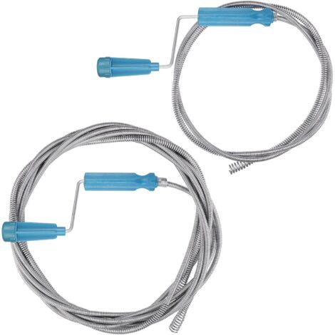 5 Abflussreiniger Spirale 100cm - Rohrreinigung Mit Nylonbeschichtung