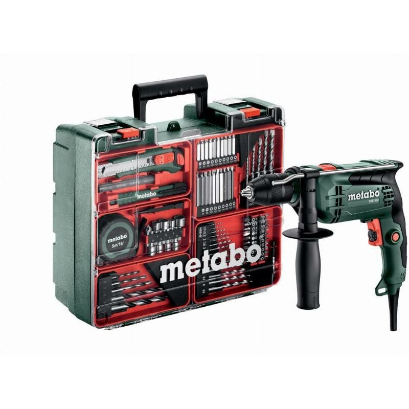 Taladro de percusión SBE 650 Set METABO - 600742870