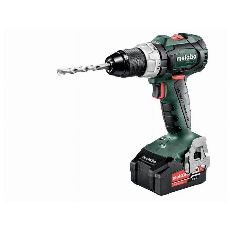 Taladro de impacto METABO - SB 18V - LT BL 2 x 4,0 Ah Li-Power, ASC 55, caja - 602316500