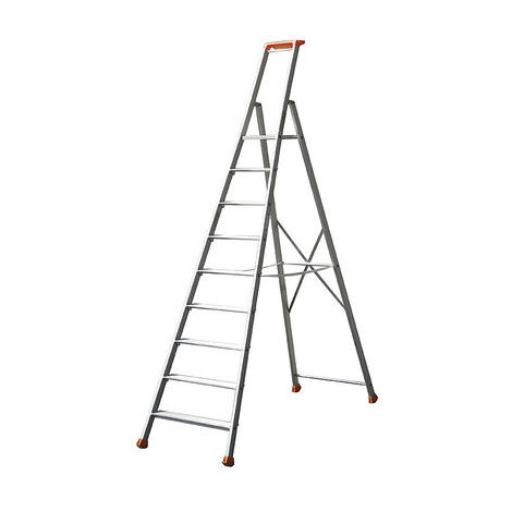 MP PRO 300 TUBESCA peldaños de aluminio - 9 peldaños - 2m94 - 2370/009