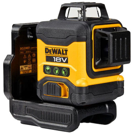 DEWALT DCLE34031N-XJ - Nivel láser autonivelante verde de 3 líneas 360°, Sin batería/cargador