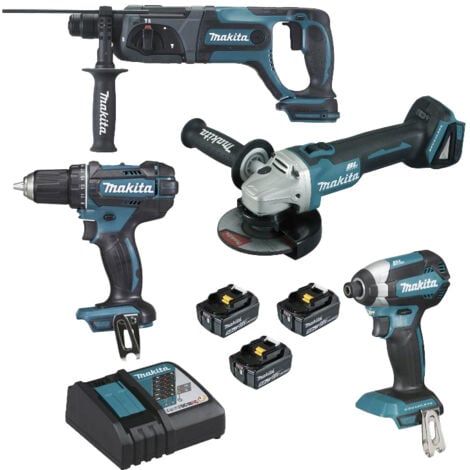 Radial Makita Kit Combi Makita 18V Miniamoladora