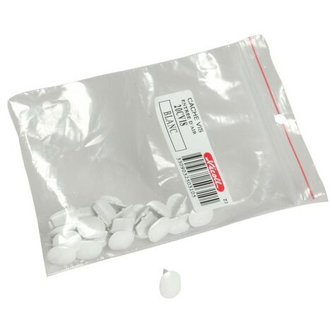 Bolsa de 20 tapones de rosca NICOLL - blanco - 20CVIS