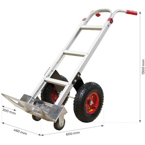 STOCKMAN Carretilla de aluminio 250 kg - Ruedas todo terreno - ST250R (1/5)