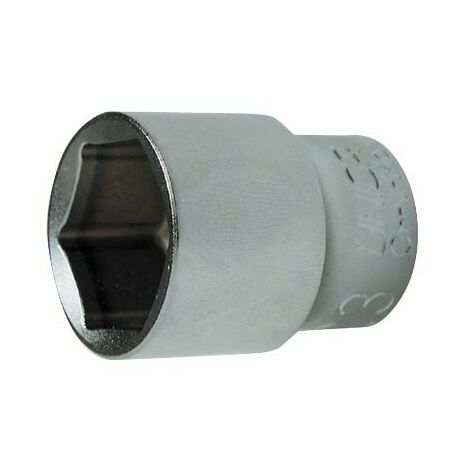 Llave De Vaso KS Tools 922.1897 - 1/4 Pulgadas, 9 Mm, 12 Caras, Acabado Cromado