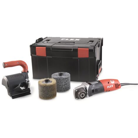 TRINOXFLEX BBE 14-3 110 Set FLEX Cepillo excéntrico Pulidora - en caja - 461504 (1/4)