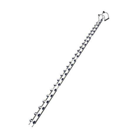 Escalera Evoklip con gancho TUBESCA - paso 390 mm - altura 6,30m - 02453739