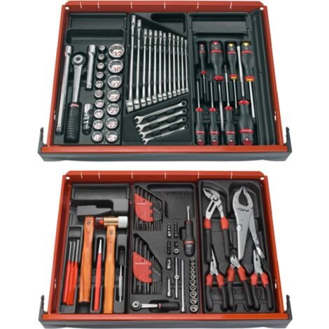 Kit de herramientas Facom, Maletín de 19 piezas