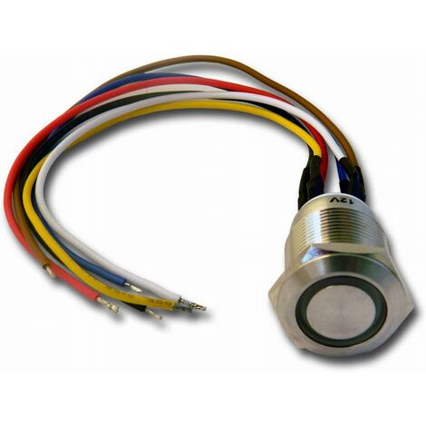 Pulsador luminoso de acero inoxidable NO/NF EVICOM - TXBPNO/NFE