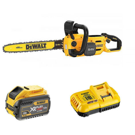 DeWALT Herramientas - 54V AKU motosierra 50 cm, 1x aku 9,0 Ah FLEXVOLT, cargador DCMCS575X1 (1/5)
