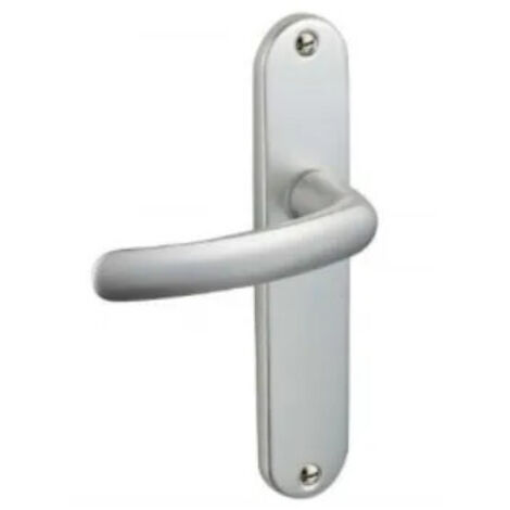 Manilla económica con placa de plata, paso de 165 mm, caño de caña