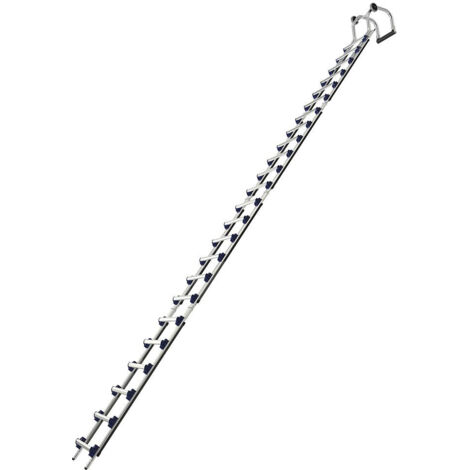 Escalera Evoklip con gancho TUBESCA - paso 330 mm - altura 6,70m - 02453733