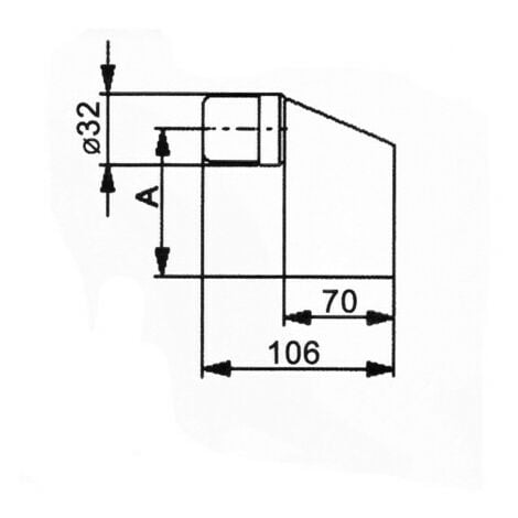 Tope de puerta corredera AVL - 7088