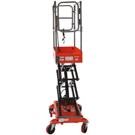 Plataforma aérea semieléctrica STOCKMAN 240 kg - 5500 mm - ES35TC