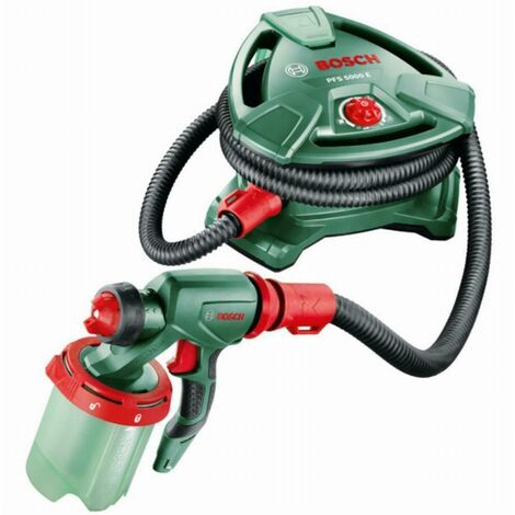 PFS 5000 E sistema de Pulverización de pintura, 1200 W, 2x depósitos de pintura de 1000 ml, boquillas para murales, lacas de colores e incolora