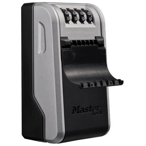 MASTER LOCK - Boîte a clé extérieure - Nouveau design - Fixation murale - Grande Capacité - Haute Sécurité - 19.6 x 7.6 x