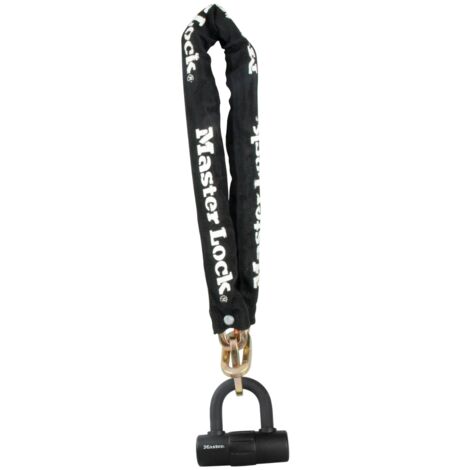 Master Lock Cadena con cerradura U Mini Acero 90 cm x 10 mm 8234EURDPRO