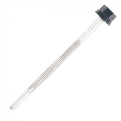 SCELL-IT tornillos acero estriado superior IPN soporte metálico - Ø6 x 200 mm - TH12 - Marrón rojizo RAL8012 - Pack de 100 - ZTP-60200-8012 (1/3)