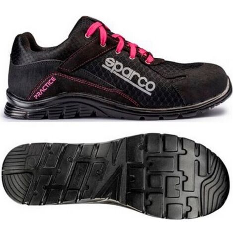 Zapato de seguridad S24 SPARCO Pratice - Negro fucsia - Talla 40 - 07517 (1/2)