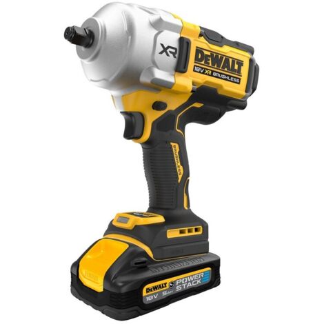 Llave de impacto DEWALT XR 18V - 1/2' - 2 baterías Powerstack de 5.0 Ah - DCF961H2G-QW