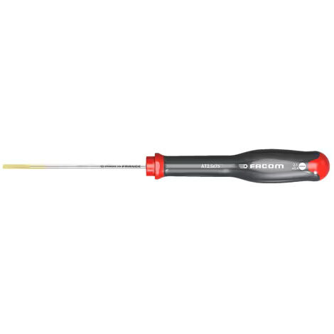 Destornillador Protwist para tornillos ranurados - hoja avellanada 2,5x50 - FACOM - AT2,5x50