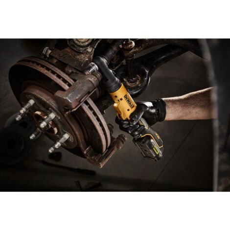 Llave de trinquete sin escobillas DEWALT XR 12V - Cabezas intercambiables de 1/4', 3/8' y portapuntas hexagonal de 1/4' - DCF500N-XJ