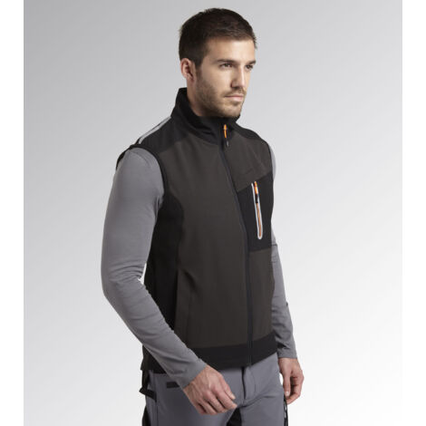 Chaqueta sin mangas DIADORA Softshell - Carbon tech - Talla XXL - Gris - 702.175343 75135 (1/5)
