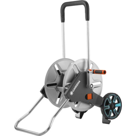 GARDENA Carro portamangueras con ruedas sin manguera de Metal CleverRoll M (18541-20)