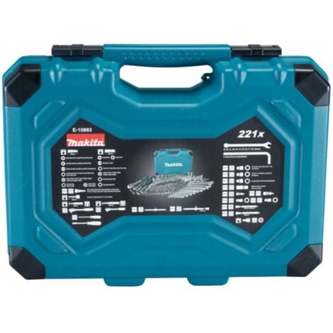 MAKPAC Caja de herramientas manuales 221 UDS - MAKITA - E-10883