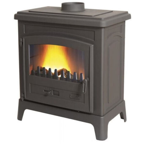 Estufa de leña GODIN Fonteval 10Kw - Antracita - 389143