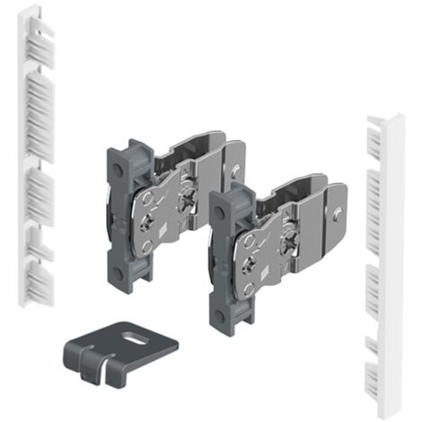AvanTech YOU Kit de conectores para fachada interior a cortar a medida - Altura 101 mm - Blanco - HETTICH - 9257615