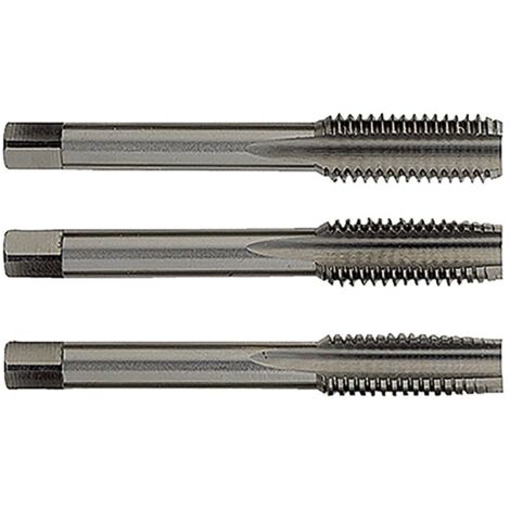 Juego de 3 machos de roscar HSS estándar - TIVOLY - M - DIN 352 - (Blister) / Ø: 8 X 1.25 - 1050052080125 (1/4)