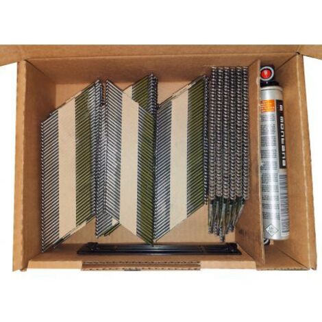 HW HAMWOO Clavos De Acabado En ángulo DA De Calibre 15, 34 Grados