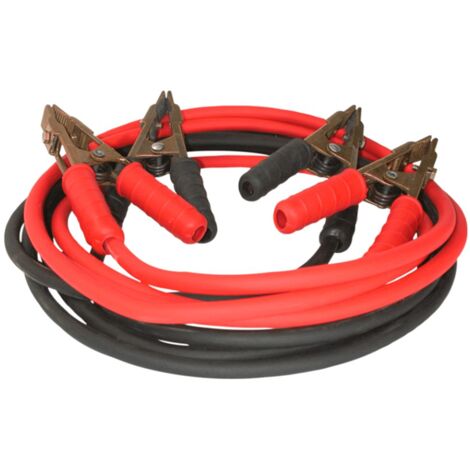 ⚡ PETEX Cable De Arranque 35 Mm² 4,5 M – Protección Sobretensiones, 35 Mm² De Cobre Equivalente, Bolsa Incluida