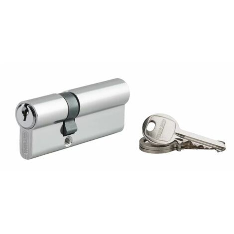 Cerradura Lince 5563 De Embutir Para Perfiles Estrechos - Niquelada, Picaporte Reversible, Nueca 8 Mm