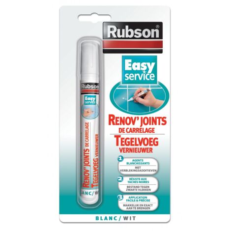RUBSON Rénov'joint pen - Blanqueador de juntas de baldosas - 2670747